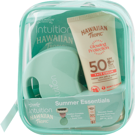 mini brijač+HAWAIIAN Tropic krema za lice lice WILKINSON SWORD