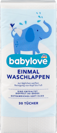 Einmal-Waschlappen babylove