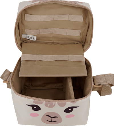 Kulturtasche Kinder Alpaka beige manòu