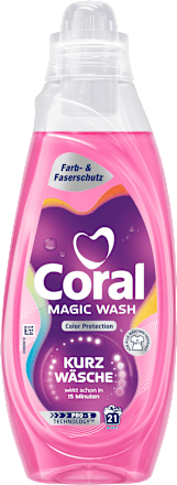 Colorwaschmittel flüssig Magic Wash Quick & Care Coral