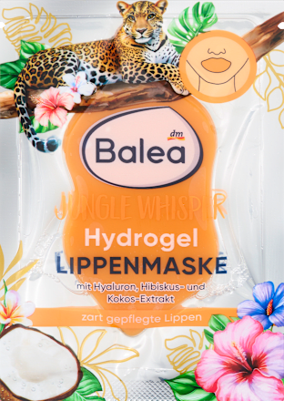hydrogelová maska na rty Leopard Balea