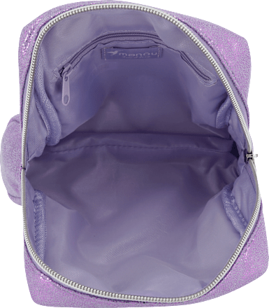 Kosmetiktasche flieder glitzernd manòu