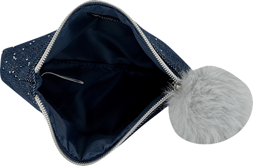 Kosmetiktasche mit Glitzersteinen manòu