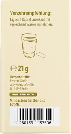 Kapseln Gepuffertes Vitamin C Lebepur