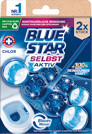 WC-Stein Selbst Aktiv Chlor BLUE STAR