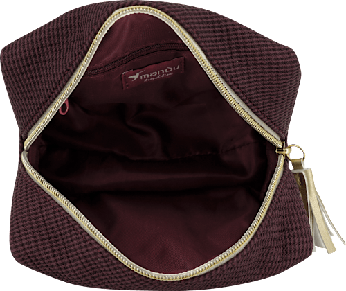 Kosmetiktasche bordeaux manòu