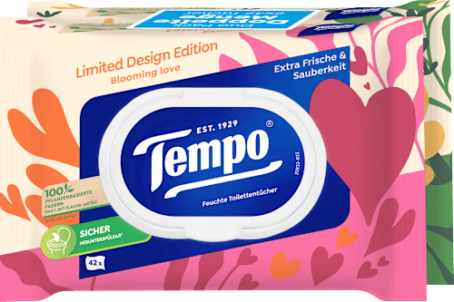 Feuchte Toilettentücher (2x42 Stück) Tempo