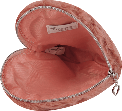 Kosmetiktasche Herz rot manòu
