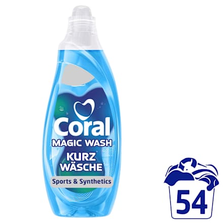 Waschmittel Flüssig Magic Wash Quick & Care Coral