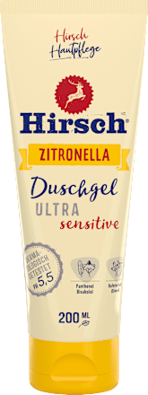 Duschgel Ultra Sensitive Zitronella Hirsch