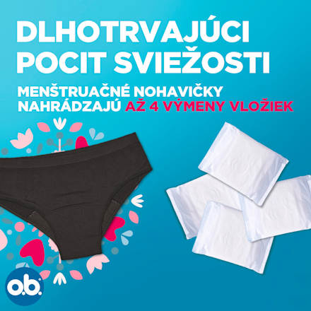 Menštruačné nohavičky teens, veľ 152-164 Heavy Flow o.b.