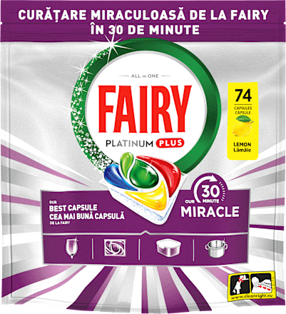 Таблетките за съдомиялна Platinum Plus FAIRY