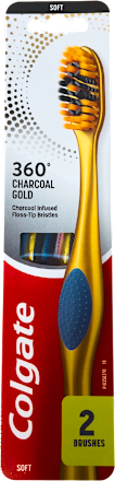 Четка за зъби 360 Charcoal Gold Colgate