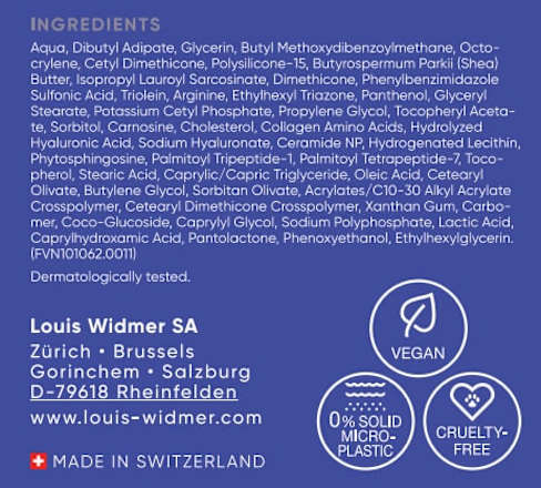 Louis Widmer proderm Anti-Aging Tagescreme Reichhaltig parfümfrei TH LSF30 Louis Widmer