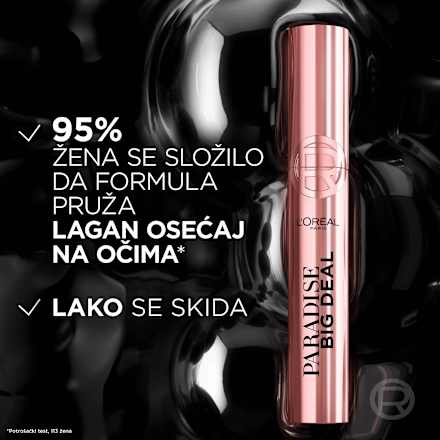 PARADISE BIG DEAL LATEX maskara - crna L'ORÉAL PARiS