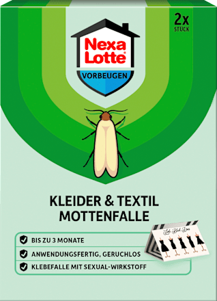 Kleider Textil Mottenfalle Nexa Lotte