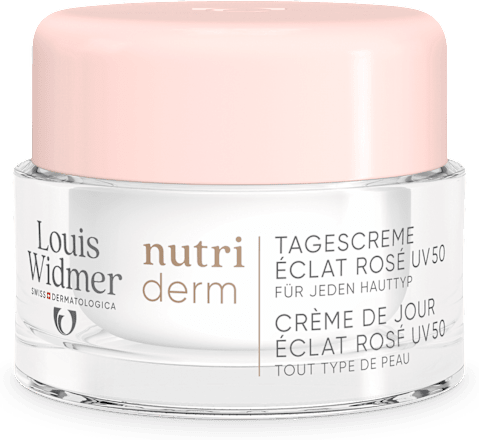 Louis Widmer nutriderm Tagescreme Èclat Rosé parfümfrei LSF50 Louis Widmer nutriderm