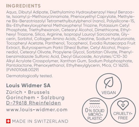 Louis Widmer nutriderm Tagescreme Èclat Rosé parfümfrei LSF50 Louis Widmer