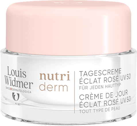 Louis Widmer nutriderm Tagescreme Èclat Rosé parfümfrei LSF50 Louis Widmer