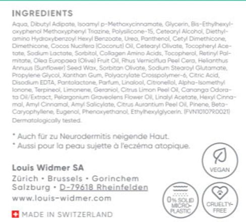 Louis Widmer remederm Tagescreme TH LSF30 Louis Widmer