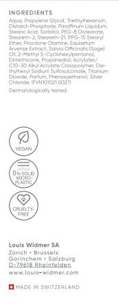 Louis Widmer Deo Creme ohne Aluminium-Salze Louis Widmer