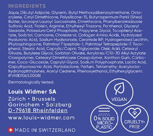 Louis Widmer proderm Anti-Aging Tagescreme Reichhaltig TH LSF30 Louis Widmer
