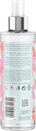 Coconut Pistachio Körperspray Body Mist Betty Barclay