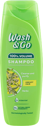 Šampon za masnu kosu sa biljnim ekstraktima  Wash&Go