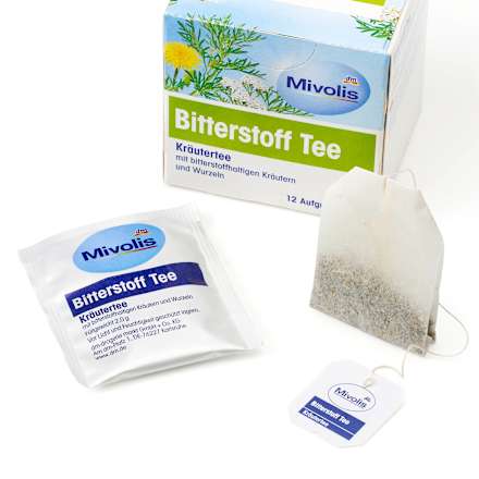Kräutertee, Bitterstoff Tee (12 Beutel) Mivolis