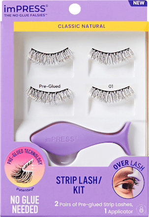 Umelé riasy Strip Lash Kit Classic Natural KISS