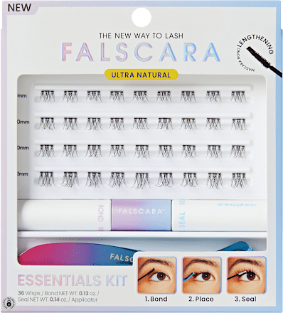 Umelé riasy Falscara Ultra Natural Essential Kit KISS