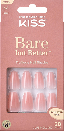 Umelé nechty Bare But Better Pink KISS