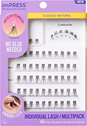 Umelé riasy Individual Lash/Multipack Classic Natural 01 KISS