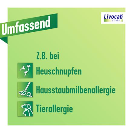 Livocab direkt Kombi (Augentropfen 4ml + Nasenspray 5 ml) Livocab