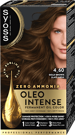 Farba na vlasy - 4-60 zlatohnedá Syoss Oleo Intense