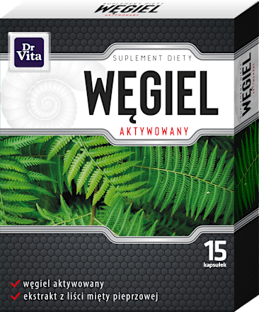 Suplement diety Węgiel aktywowany, kapsułki DR VITA