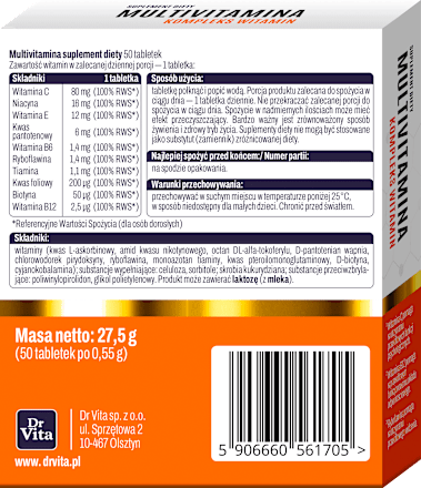 Multiwitamina complex DR VITA