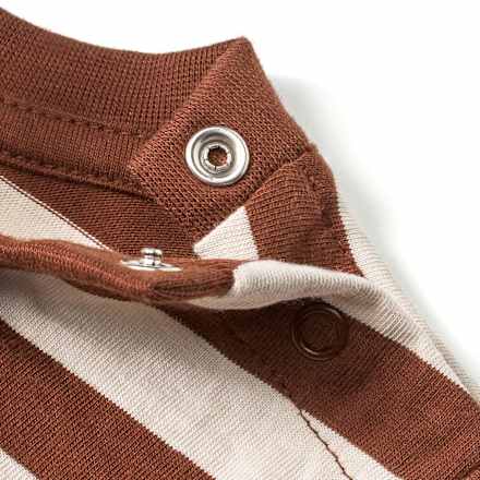 Langarmshirt mit Traktor-Applikation, braun & beige, Gr. 80 ALANA