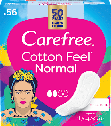 Slipeinlagen Cotton Feel Normal ohne Duft Carefree
