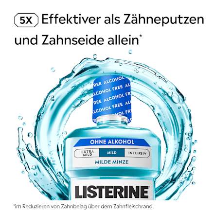 Mundspülung Cool Mint milder Geschmack Listerine