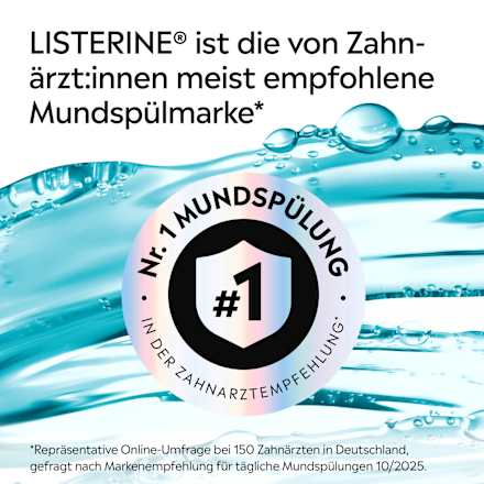 Mundspülung Cool Mint milder Geschmack Listerine