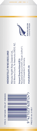 Manuka Honig Hustenbonbons Schwarze Johannisbeeren-Geschmack Manuka Health