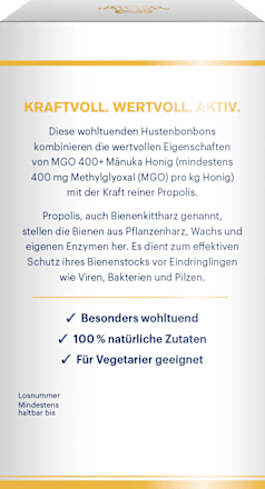 Manuka Honig Hustenbonbons Propolis  Manuka Health