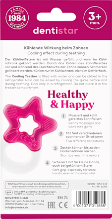 Kühlbeißstern pink dentistar