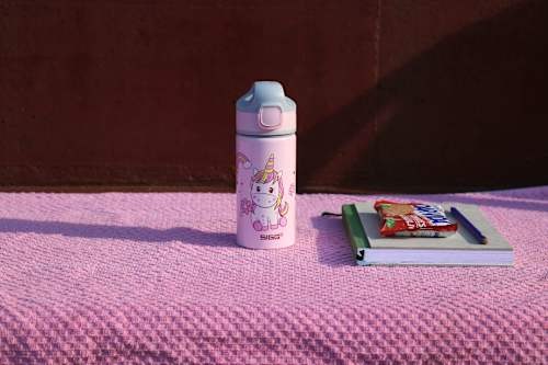 Trinkflasche Kinder Aluminium, rosa Einhorn, 400 ml  SIGG