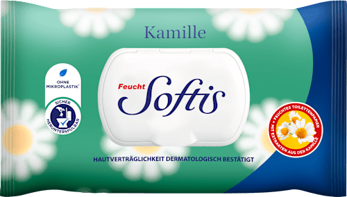 Feuchtes Toilettenpapier Kamille Softis