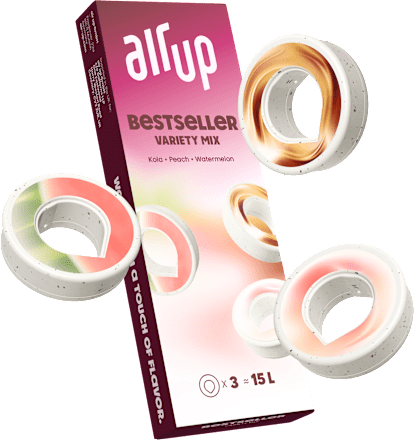 Aroma-Pod Bestseller Variety Mix Kola, Peach & Watermelon air up