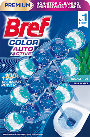 Тоалетно блокче Color Auto Active, 3x50g Bref