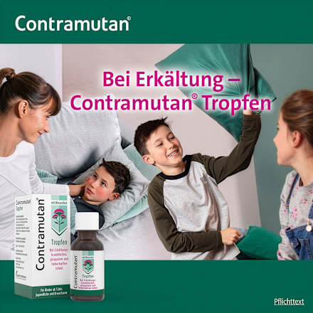 Contramutan bei Erkältungskrankheiten Tropfen Contramutan