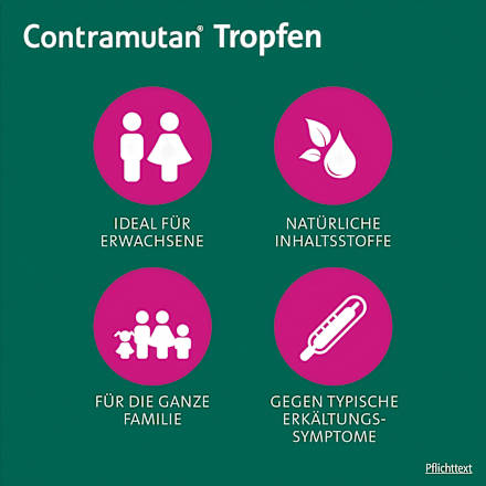 Contramutan bei Erkältungskrankheiten Tropfen Contramutan